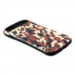 Wholesale Apple iPhone 6 Plus 5.5 Design Candy Shell Hybrid Case (Camouflage Brown)